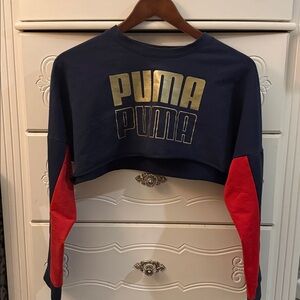 PUMA Women's Modern Sport Crew Cropped Sweatshirt